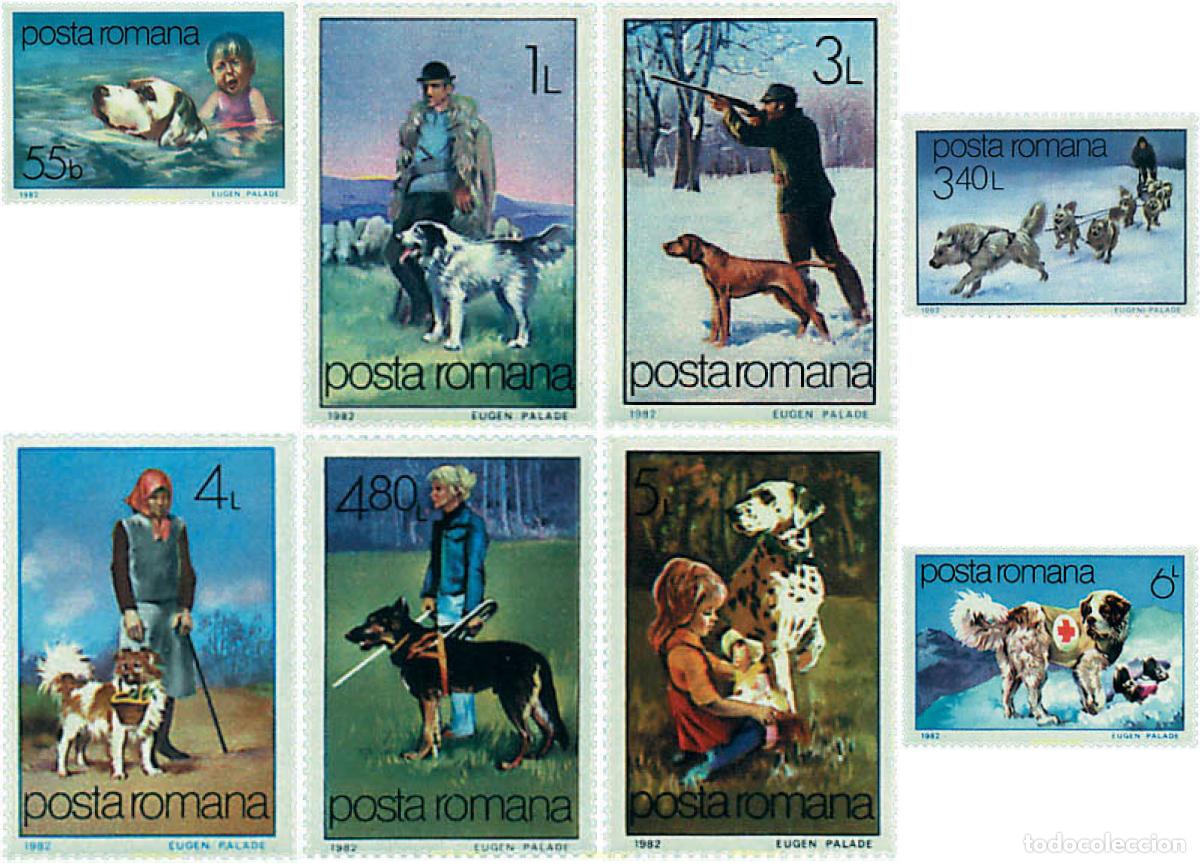 Sellos: 62039 MNH RUMANIA 1982 PERRO