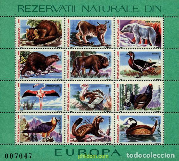 Sellos: 340721 MNH RUMANIA 1987 RESERVAS NATURALES DE EUROPA