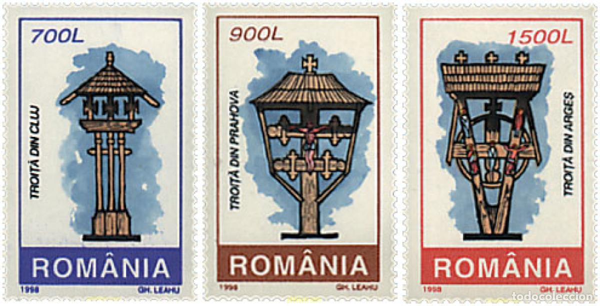 Sellos: 66275 MNH RUMANIA 1998 CRUCES ORNAMENTALES