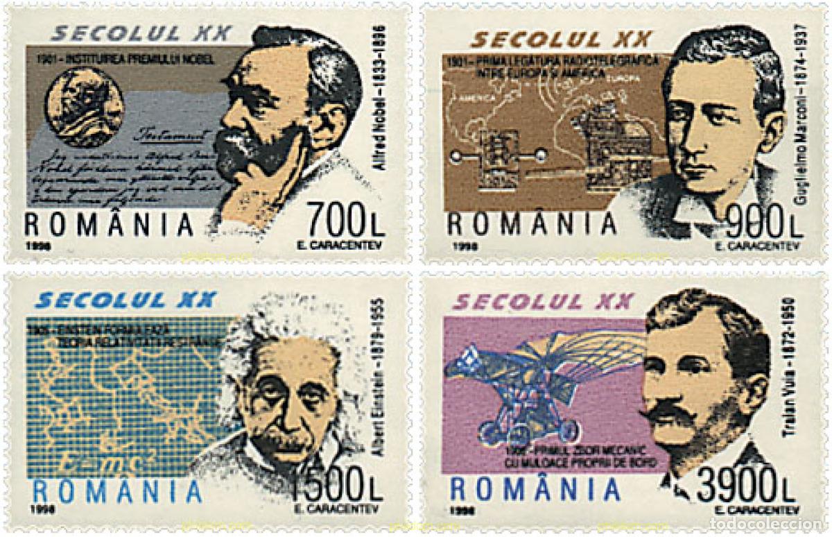 Sellos: 66274 MNH RUMANIA 1998 ACONTECIMIENTOS DEL SIGLO XX