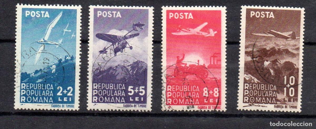 Sellos: RUMANIA. 1948. YT 1054/1057. HONOR A LA AVIACI&Oacute;N