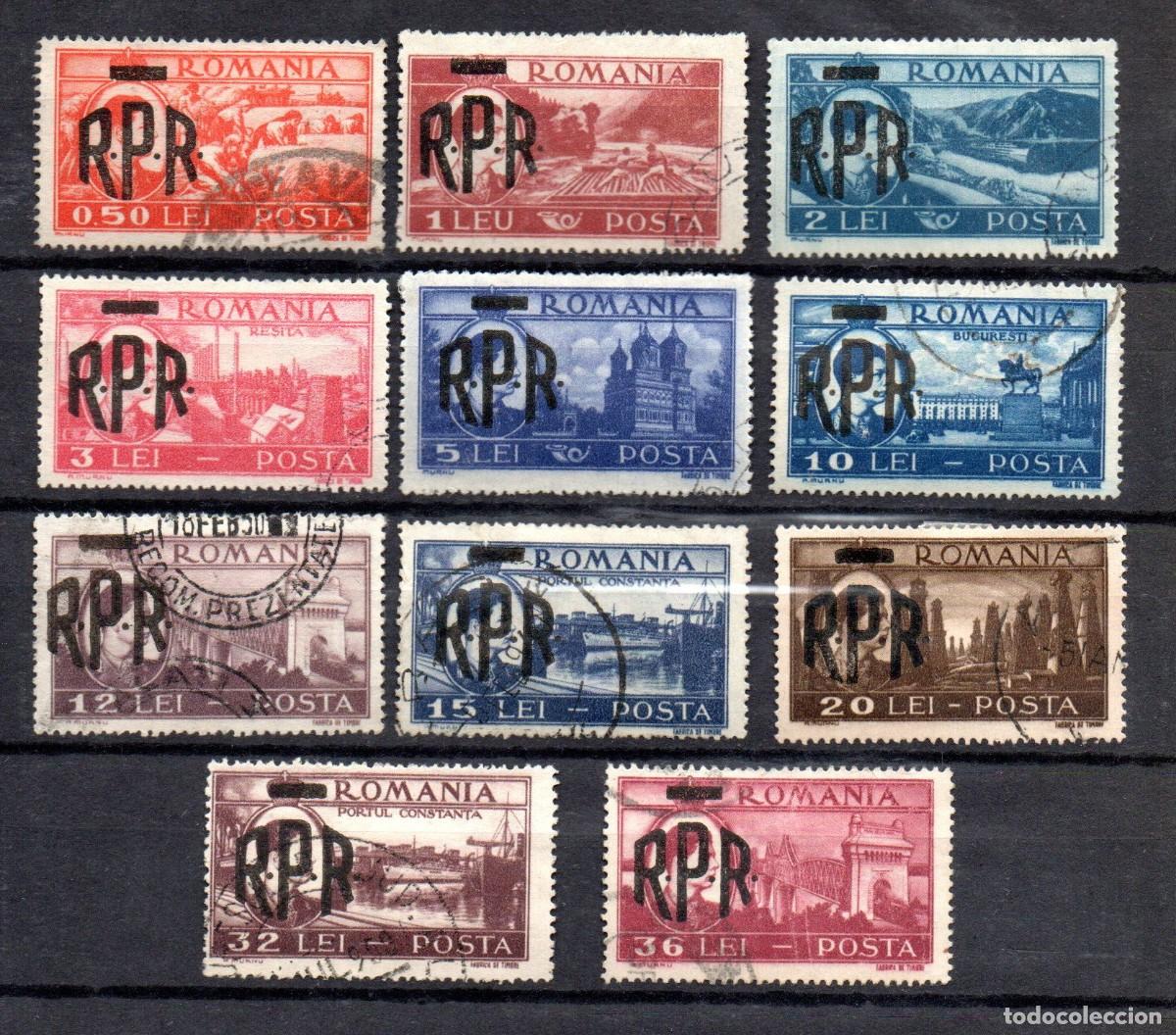 Sellos: RUMANIA. 1948. YT 1010/1020