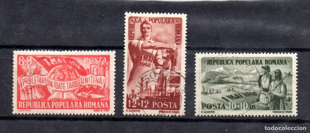 Sellos: RUMANIA. 1948. YT 1025/1027. 1&ordm; MAYO