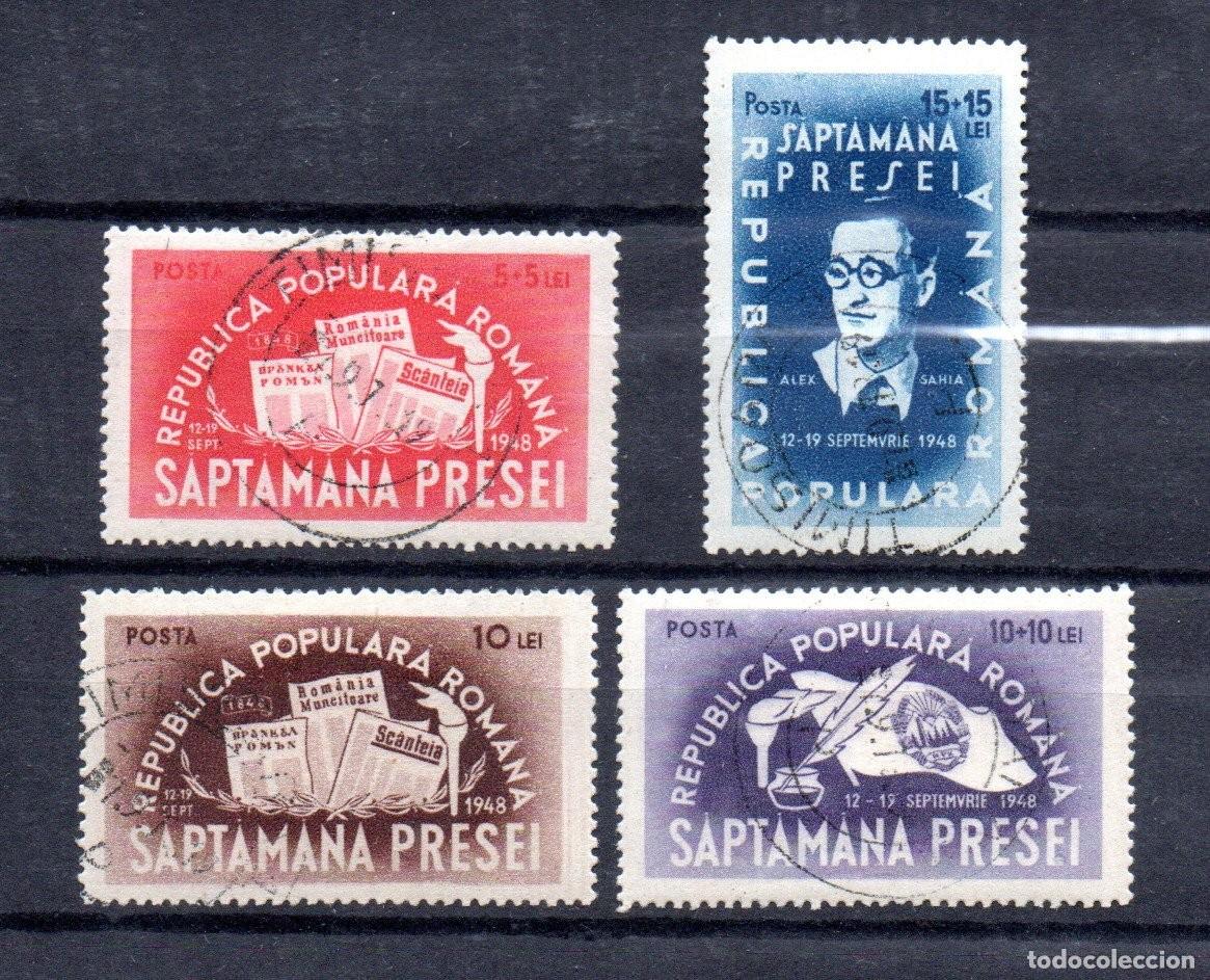Sellos: RUMANIA. 1948. YT 1059/1062