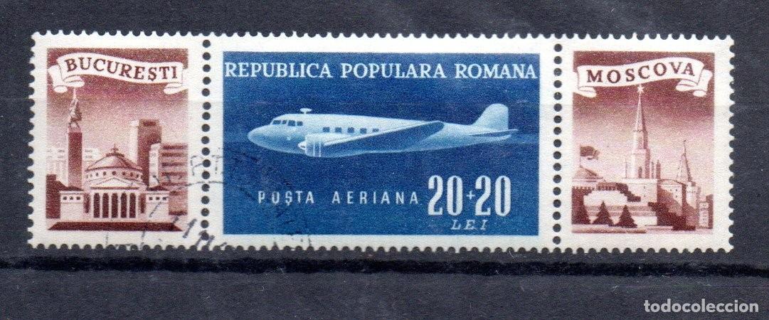 Sellos: RUMANIA. 1948. A&Eacute;REO. YT 50