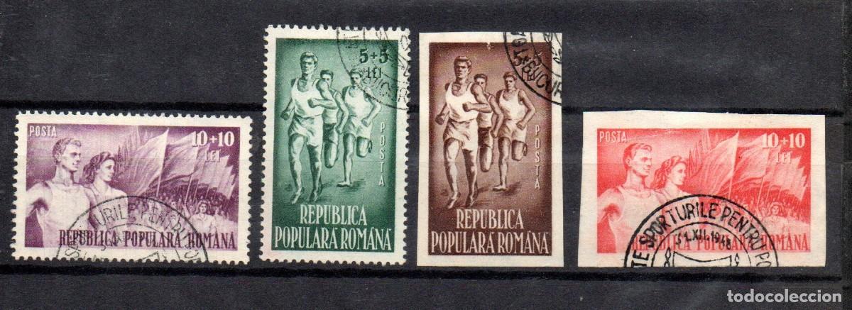 Sellos: RUMANIA. 1948. YT 1072/1075
