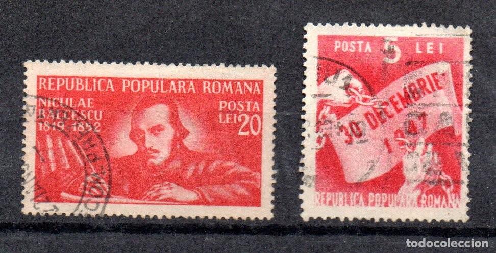 Sellos: RUMANIA. 1948. YT 1070,1071