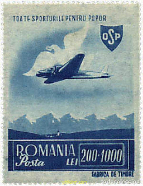 Sellos: 34950 MNH RUMANIA 1945 A BENEFICIO DEL DEPORTE POPULAR