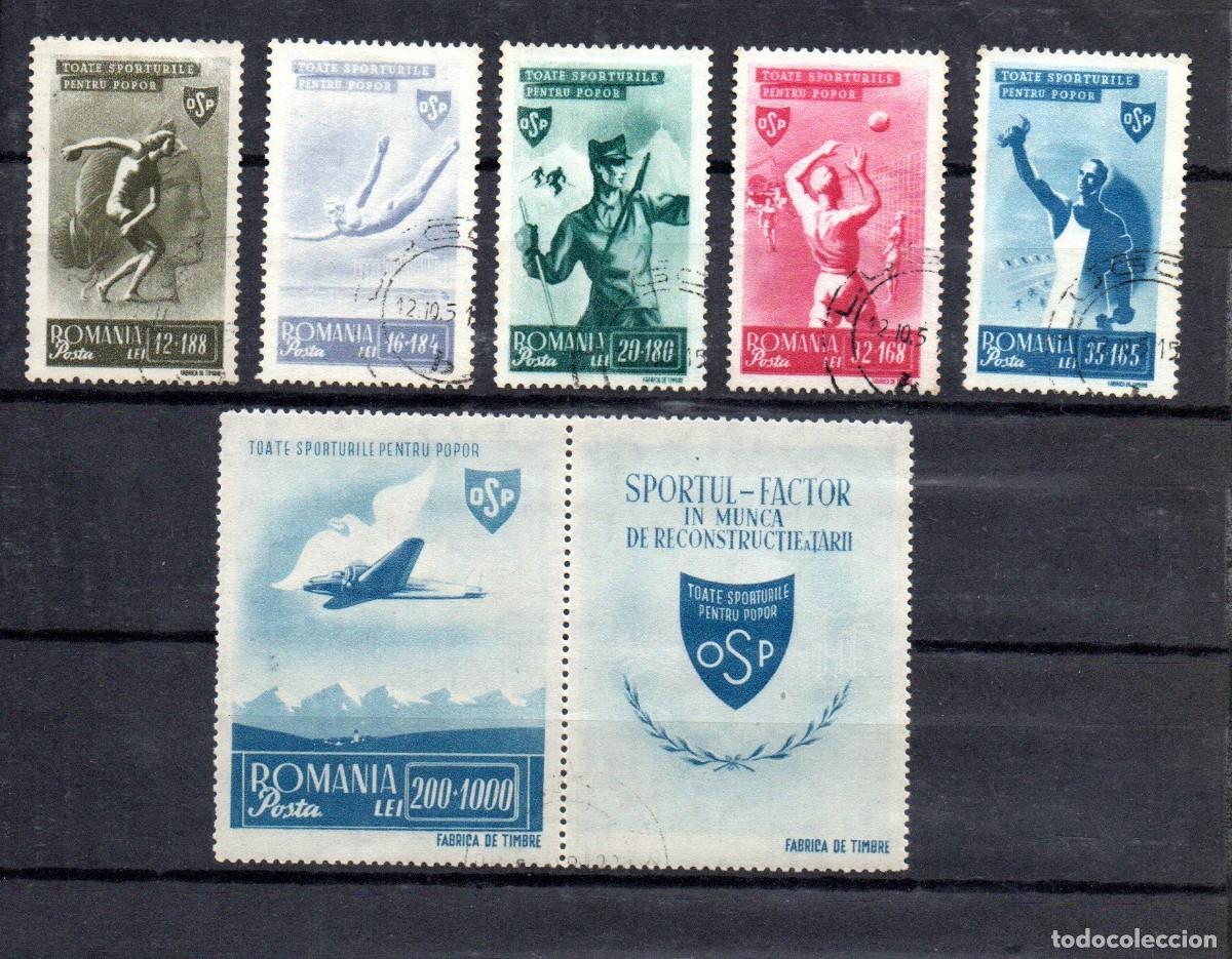 Sellos: RUMANIA. 1945. YT 843/848