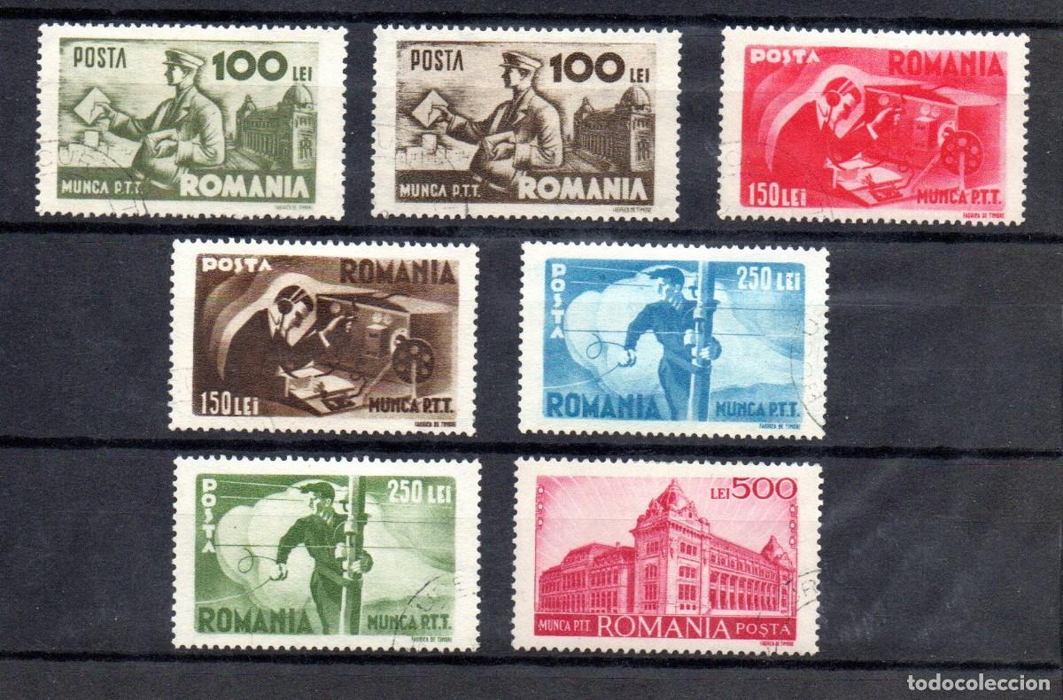 Sellos: RUMANIA. 1945. YT 836/842