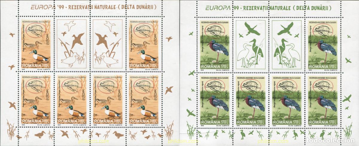 Sellos: 9193 MNH RUMANIA 1999 EUROPA CEPT. RESERVAS Y PARQUES NATURALES