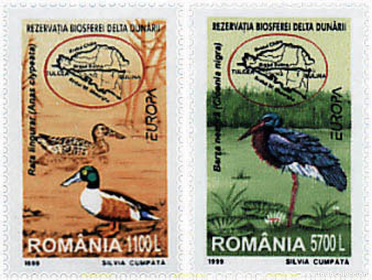 Sellos: 63187 MNH RUMANIA 1999 EUROPA CEPT. RESERVAS Y PARQUES NATURALES