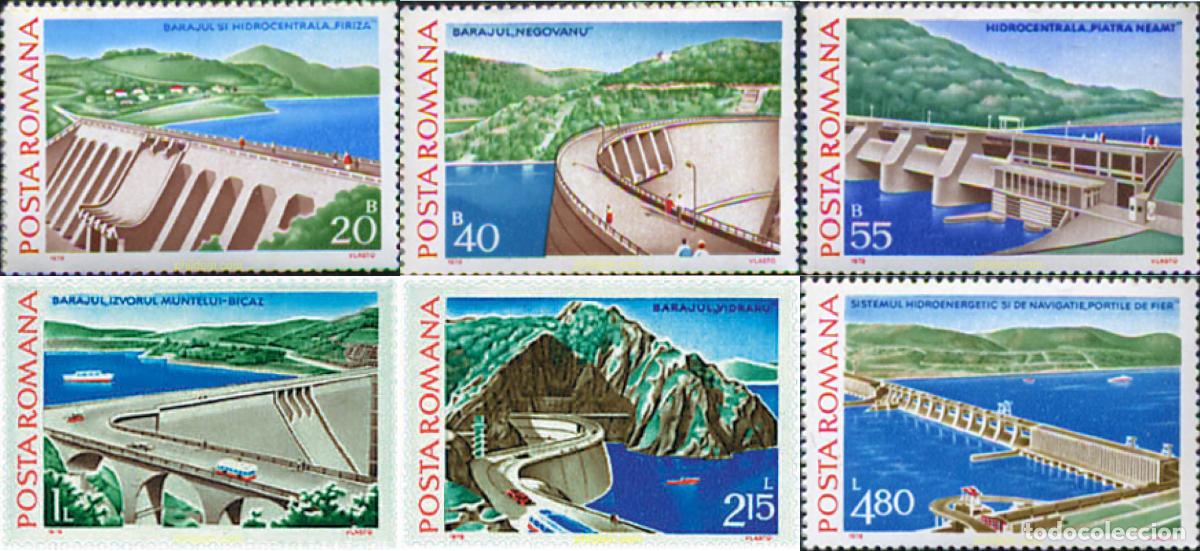 Sellos: 42489 MNH RUMANIA 1978 CENTRALES HIDROELECTRICAS