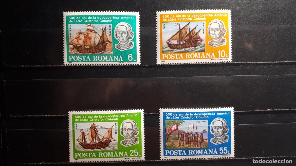 Timbres: RUMAN&Iacute;A. A&Ntilde;O 1992. **. YVERT 4020/3