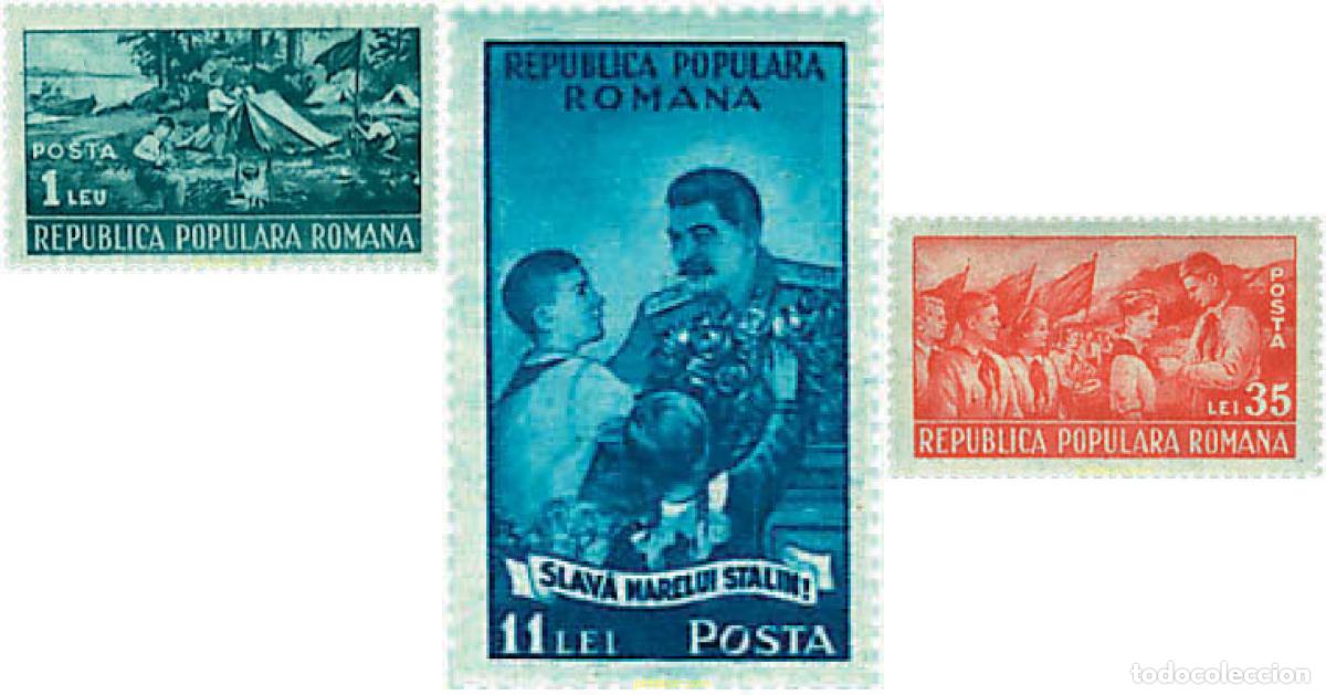 Timbres: 93914 MNH RUMANIA 1951 2 ANIVERSARIO DE LA ORGANIZACION DE JOVENES ESCOLTAS
