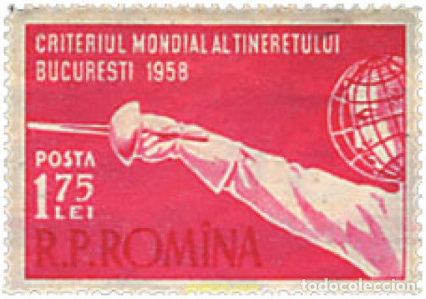 Timbres: 61875 MNH RUMANIA 1958 CRITERIUM MUNDIAL DE ESGRIMA.