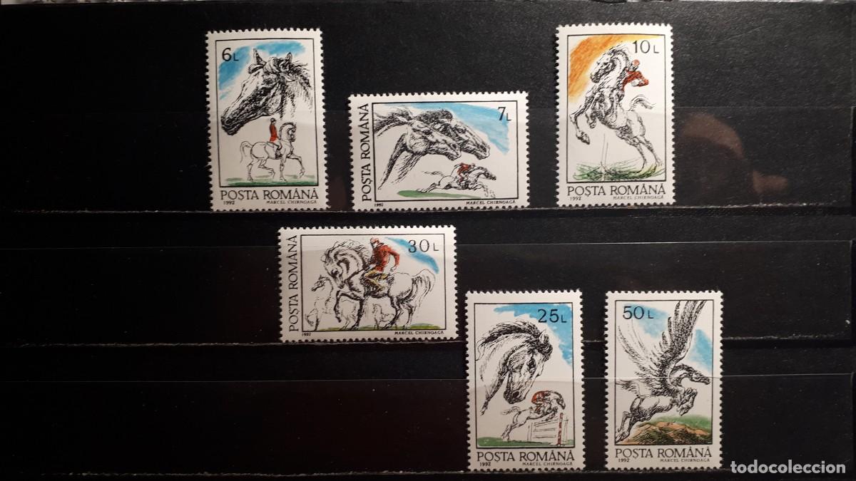 Timbres: RUMAN&Iacute;A. A&Ntilde;O 1992. **. YVERT 3997/4002