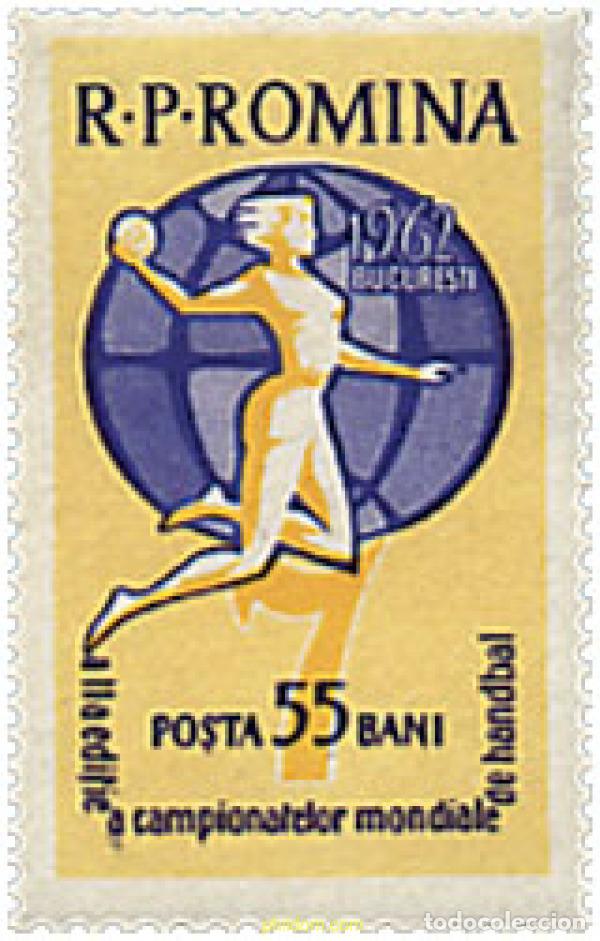 Briefmarken: 61894 MNH RUMANIA 1962 2 CAMPEONATOS DEL MUNDO DE BALONMANO EN BUCAREST
