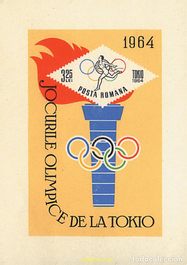 Stamps: 61907 MNH RUMANIA 1964 18 JUEGOS OLIMPICOS VERANO TOKIO 1964