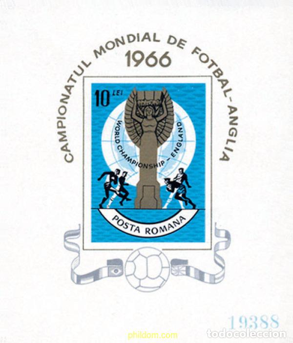 Stamps: 61925 MNH RUMANIA 1966 COPA DEL MUNDO DE FUTBOL. LONDRES-66