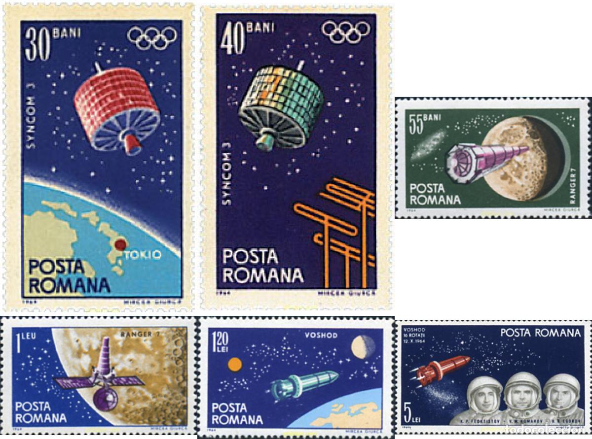Stamps: 61915 MNH RUMANIA 1965 CONQUISTA DEL ESPACIO