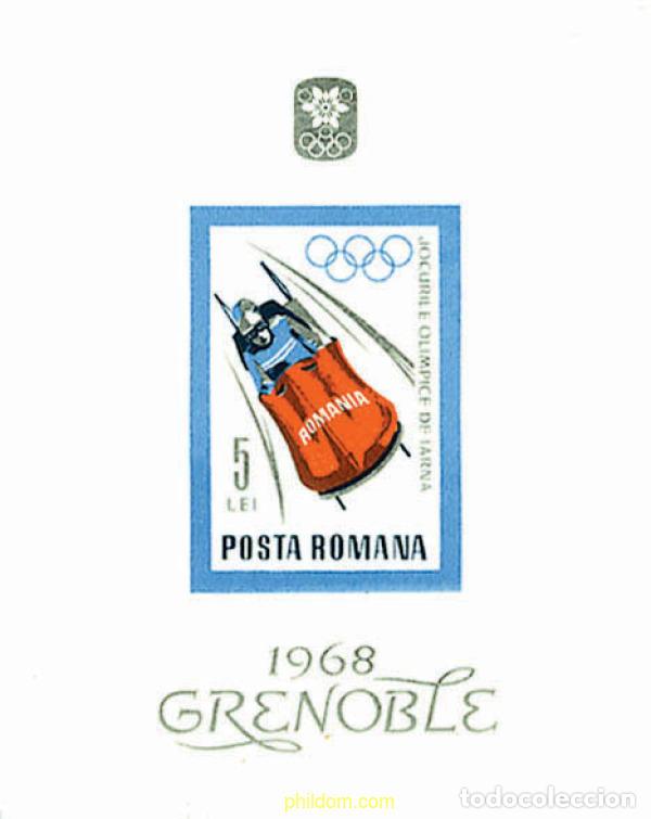 Stamps: 71622 MNH RUMANIA 1967 10 JUEGOS OLIMPICOS INVIERNO GRENOBLE 1968