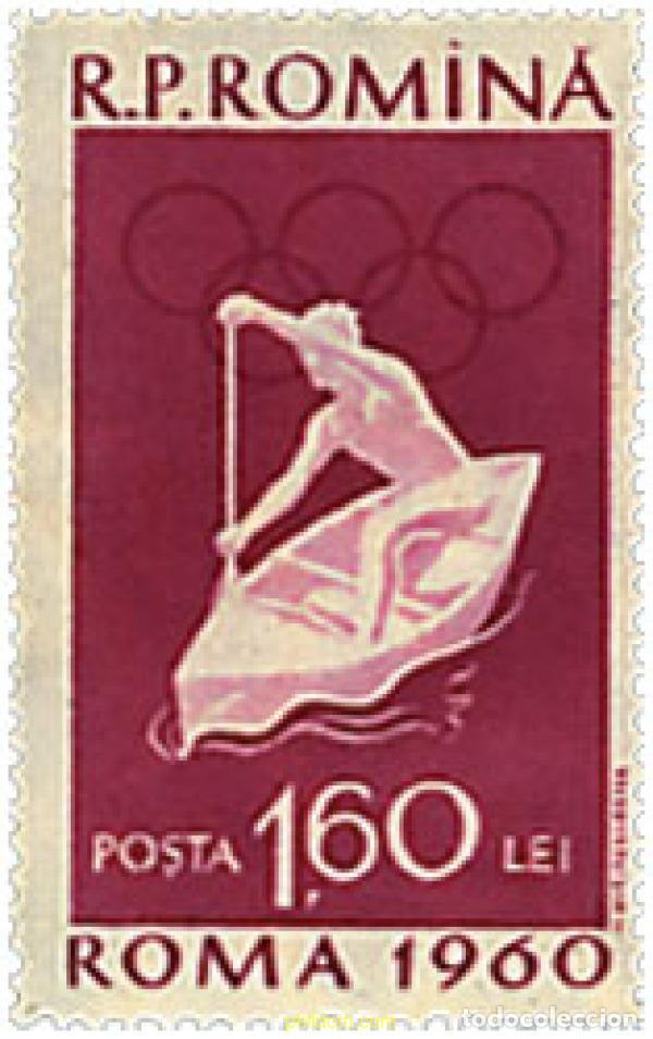 Sellos: 246387 MNH RUMANIA 1960 17 JUEGOS OLIMPICOS VERANO ROMA 1960