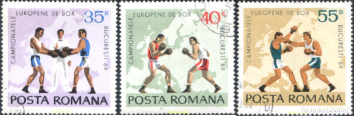 Sellos: 229746 USED RUMANIA 1969 CAMPEONATOS DE EUROPA DE BOXEO EN BUCAREST