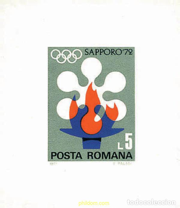 Sellos: 280991 HINGED RUMANIA 1971 11 JUEGOS OLIMPICOS DE INVIERNO SAPPORO 1972