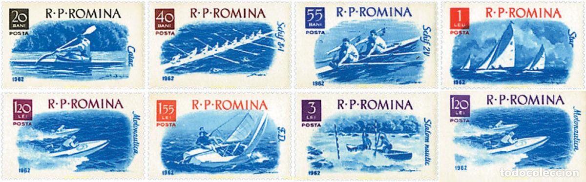 Sellos: 229748 HINGED RUMANIA 1962 DEPORTES NAUTICOS