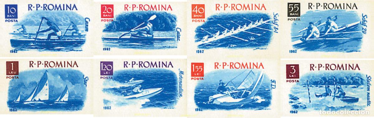 Sellos: 234375 MNH RUMANIA 1962 DEPORTES NAUTICOS