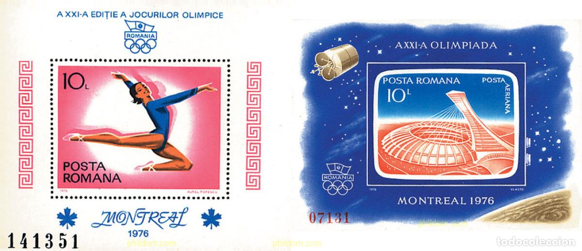 Sellos: 61975 MNH RUMANIA 1976 21 JUEGOS OLIMPICOS VERANO MONTREAL 1976