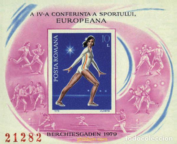 Sellos: 62005 MNH RUMANIA 1979 CONFERENCIA EUROPEA DEL DEPORTE