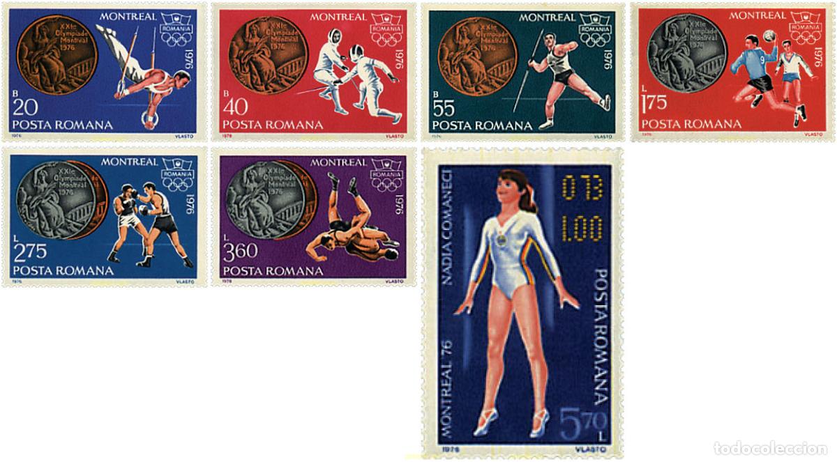 Sellos: 61977 MNH RUMANIA 1976 21 JUEGOS OLIMPICOS VERANO MONTREAL 1976