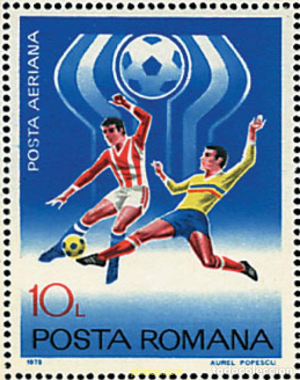 Sellos: 116859 MNH RUMANIA 1978 COPA DEL MUNDO DE FUTBOL. ARGENTINA-78