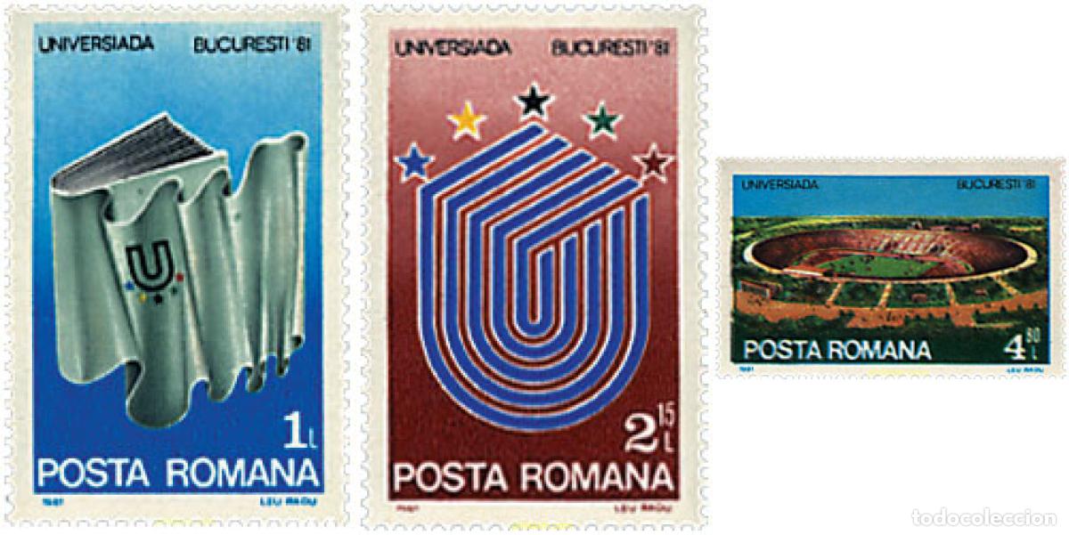 Selos: 62032 MNH RUMANIA 1981 JUEGOS UNIVERSITARIOS UNIVERSIADA-81