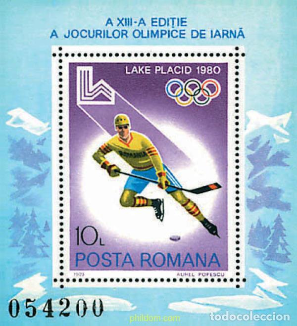Briefmarken: 71627 MNH RUMANIA 1979 13 JUEGOS OLIMPICOS INVIERNO LAKE PLACID 1980