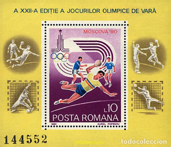 Briefmarken: 234395 MNH RUMANIA 1980 22 JUEGOS OLIMPICOS VERANO MOSCU 1980