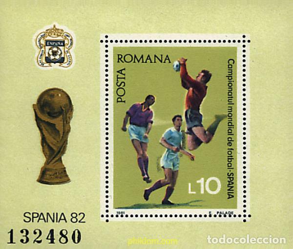 Briefmarken: 210778 MNH RUMANIA 1981 COPA DEL MUNDO DE FUTBOL. ESPA&Ntilde;A-82
