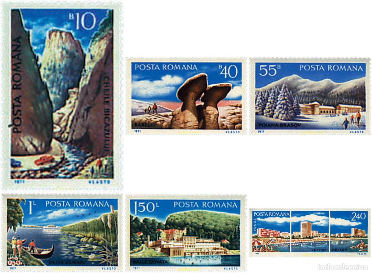 Sellos: 61952 MNH RUMANIA 1971 TURISMO