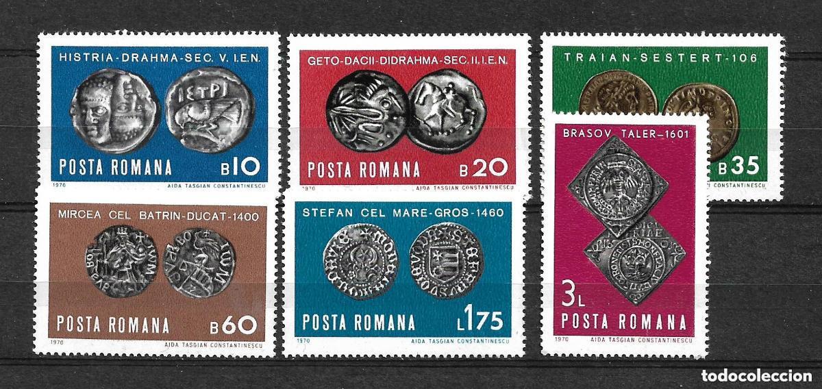 Sellos: rumania 1970 serie completa ** mnh 2.30&euro; - 3/36