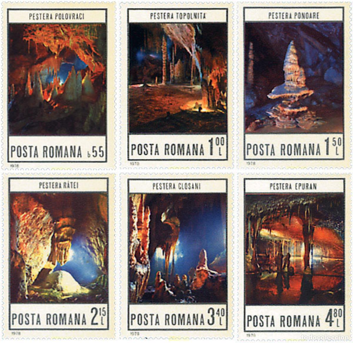 Sellos: 61987 MNH RUMANIA 1978 GRUTA DE MOVILE