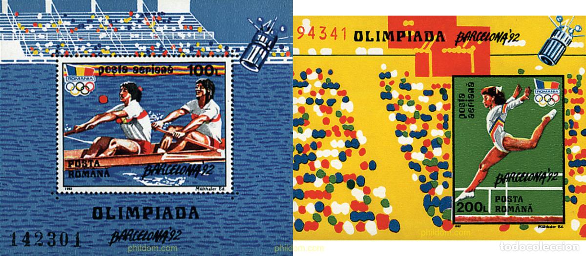Sellos: 62403 MNH RUMANIA 1992 25 JUEGOS OLIMPICOS VERANO BARCELONA 1992