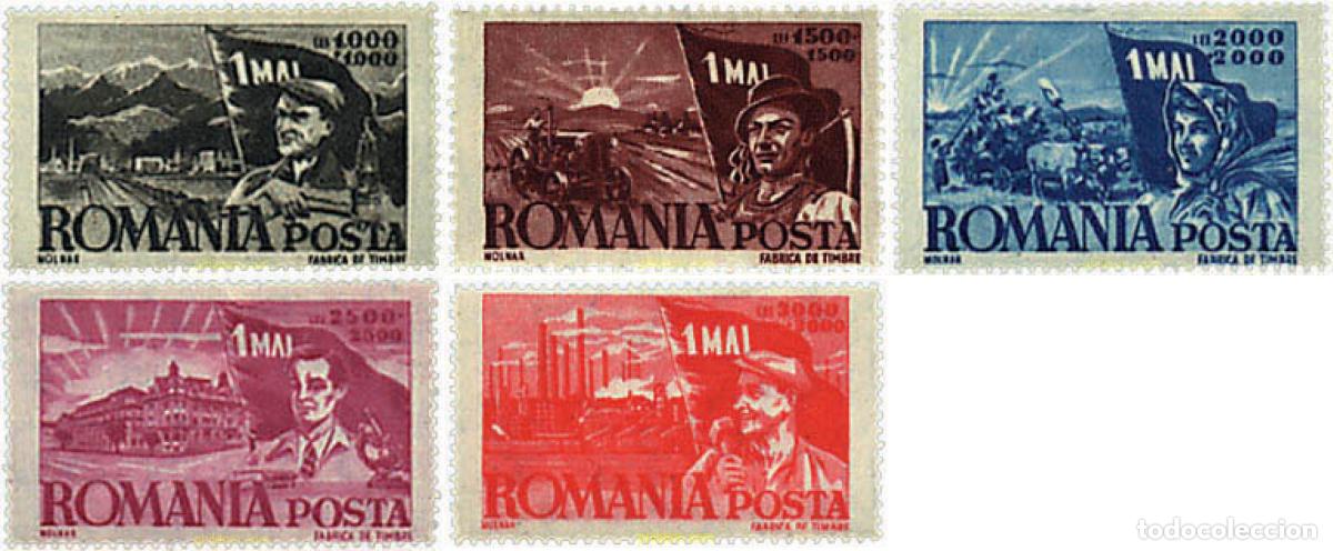 Sellos: 57447 MNH RUMANIA 1947 COMMEMORACION DEL PRIMERO DE MAYO