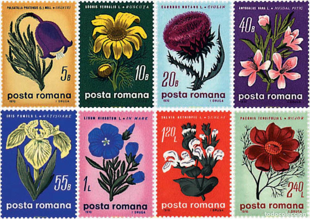 Sellos: 338820 HINGED RUMANIA 1970 FLORES
