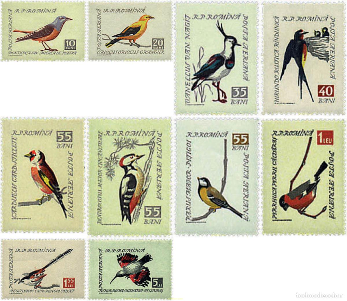 Sellos: 61878 MNH RUMANIA 1959 AVES