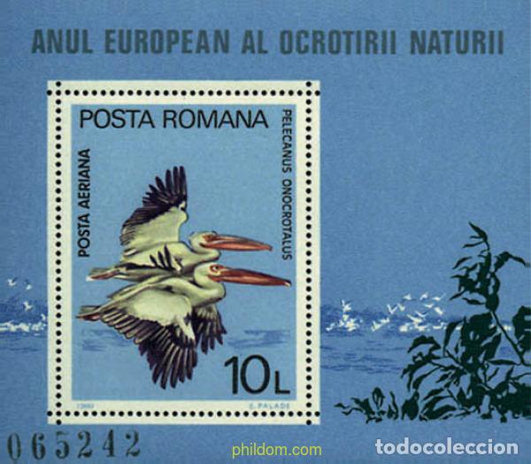 Sellos: 355881 MNH RUMANIA 1980 A&Ntilde;O EUROPEO PARA LA PROTECCION DE LA NATURALEZA