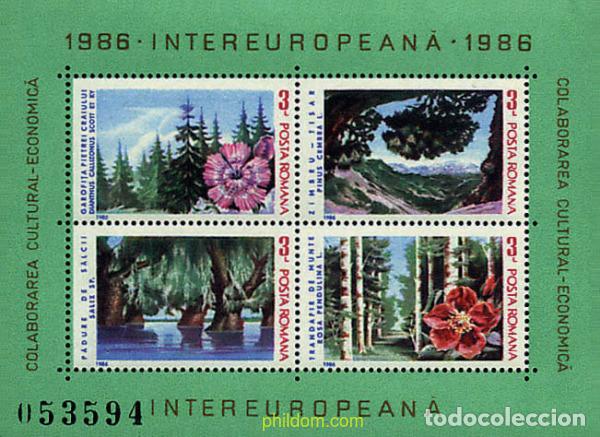 Sellos: 280914 MNH RUMANIA 1986 COLABORACION ECONOMICA Y CULTURAL INTEREUROPEA