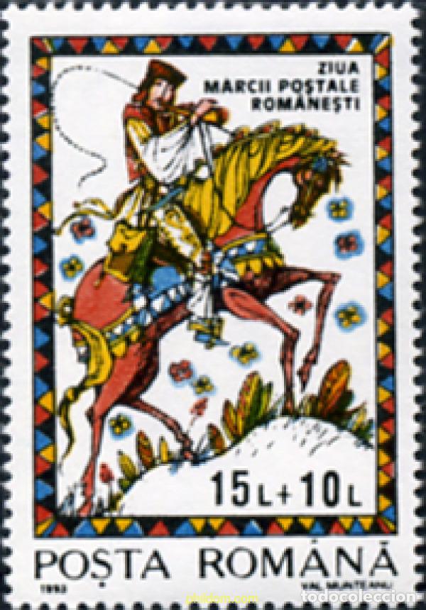 Sellos: 62412 MNH RUMANIA 1993 CABALLO