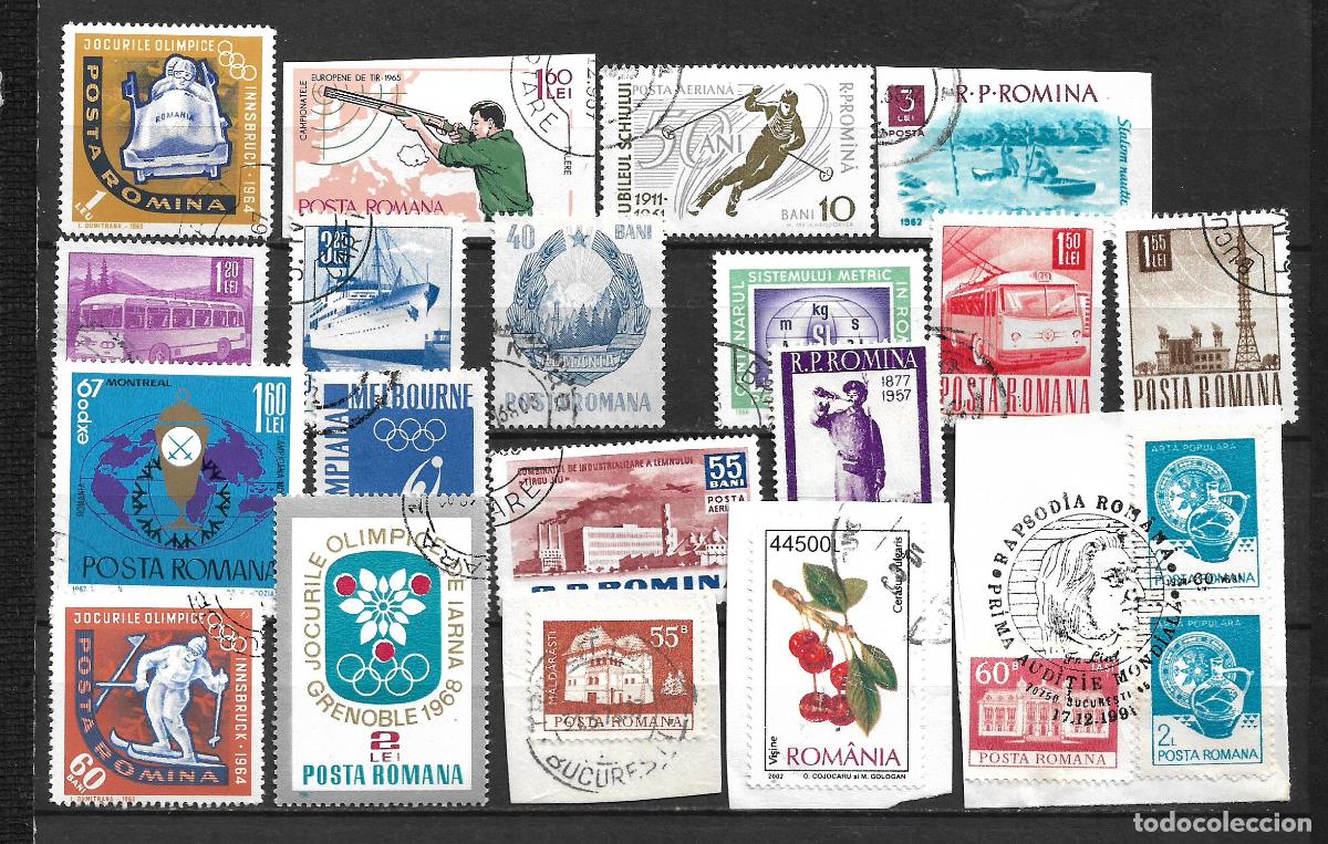 Sellos: rumania lote 21 sellos usados - 4/45